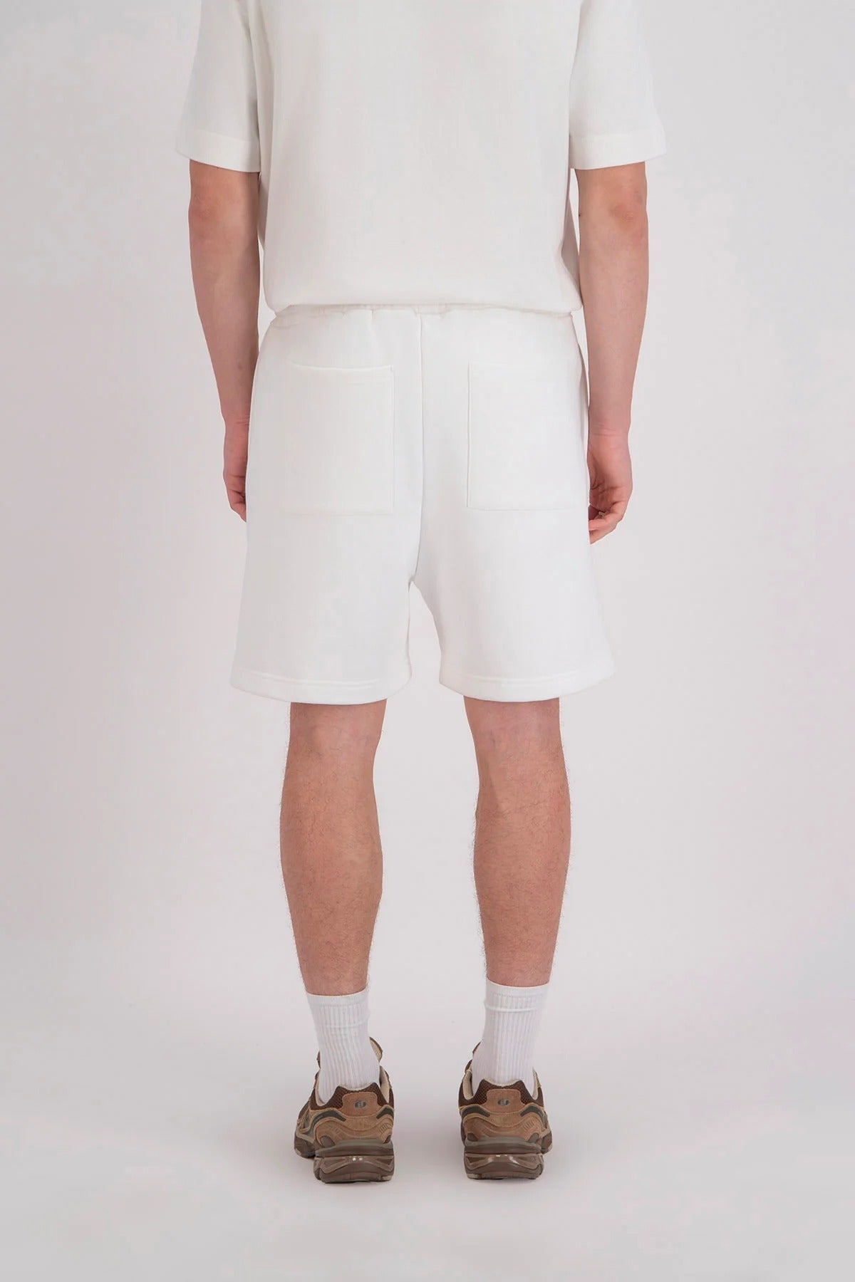 SHORT ADJ - BLANC COEUR ROUGE - Ma boutique