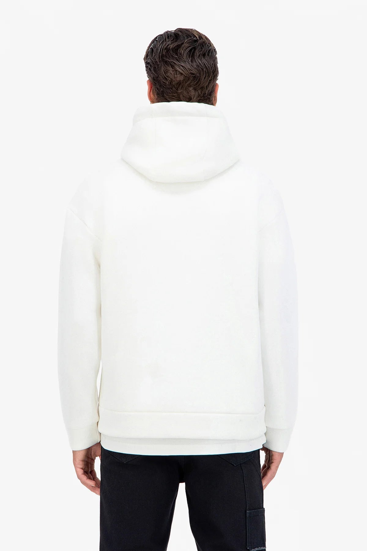 SWEAT ADJ - BLANC COEUR BLEU - Sakré Sun