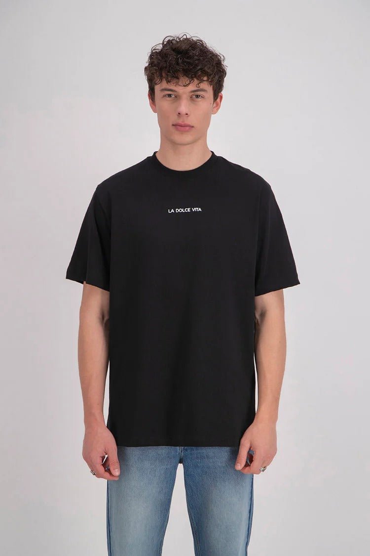 T - SHIRT ADJ - DOLCE VITA NOIR - Ma boutique