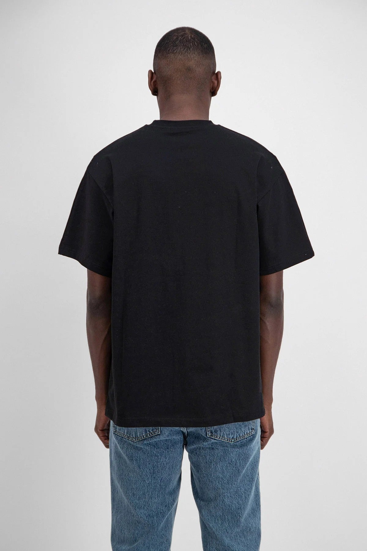 T - SHIRT ADJ - NOIR COEUR ROUGE - Ma boutique