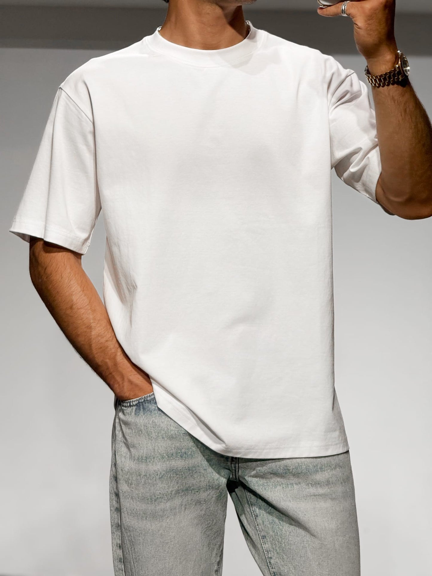 T - SHIRT OVERSIZE - BLANC - Sakré Sun