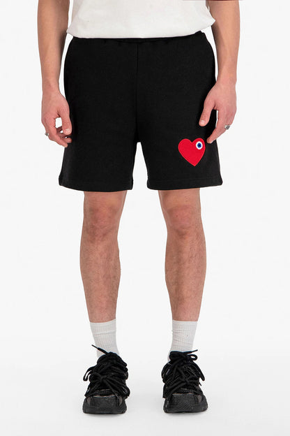 SHORT ADJ - NOIR COEUR ROUGE