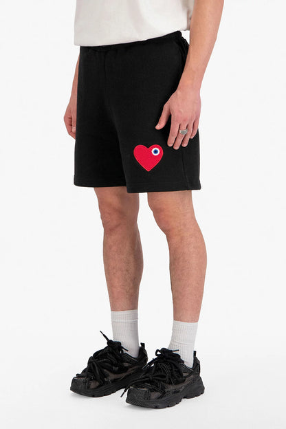 SHORT ADJ - NOIR COEUR ROUGE