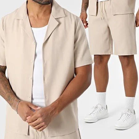 ENSEMBLE CHEMISE CAMEL - UNIPLAY - Ma boutique