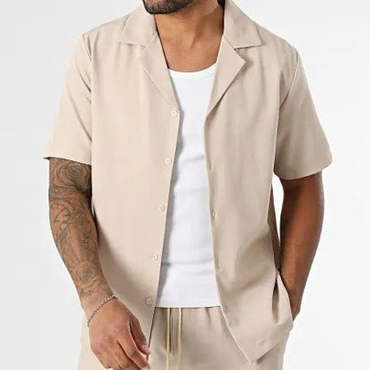 ENSEMBLE CHEMISE CAMEL - UNIPLAY - Ma boutique
