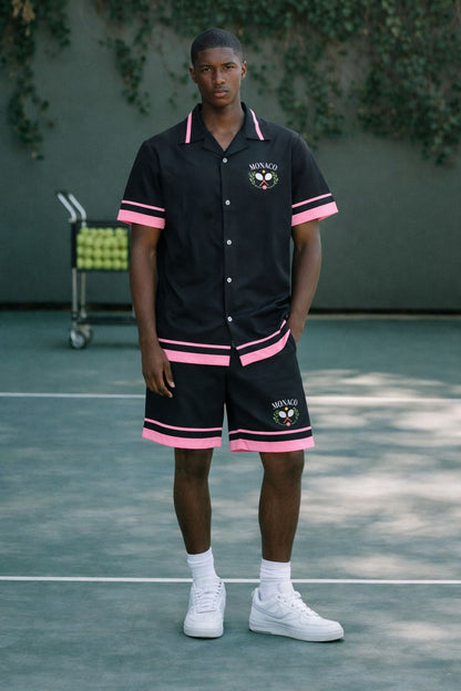 ENSEMBLE KZR MONACO - ROSE/NOIR - Sakré Sun
