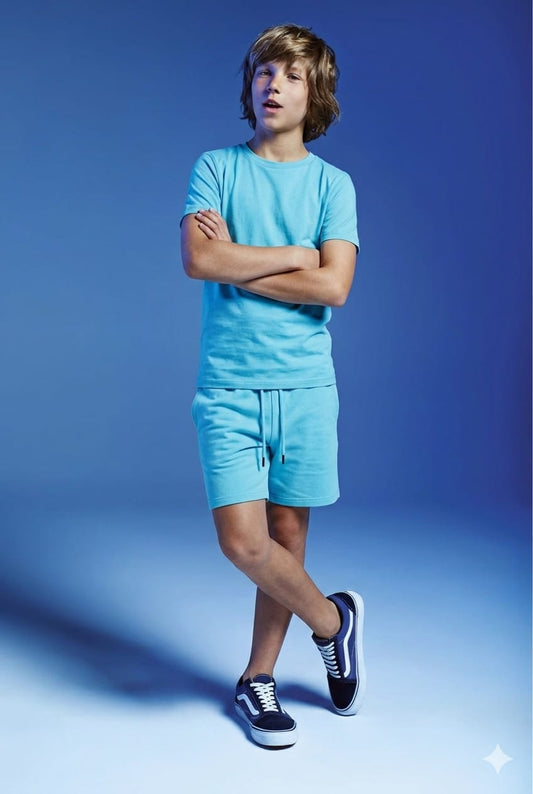 ENSEMBLE SPORTLINE ENFANT - BLEU - Sakré Sun