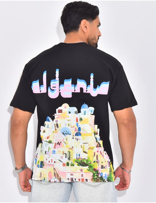 T-SHIRT NOIR PLUS EIGHTEEN - ALGÉRIA - Ma boutique