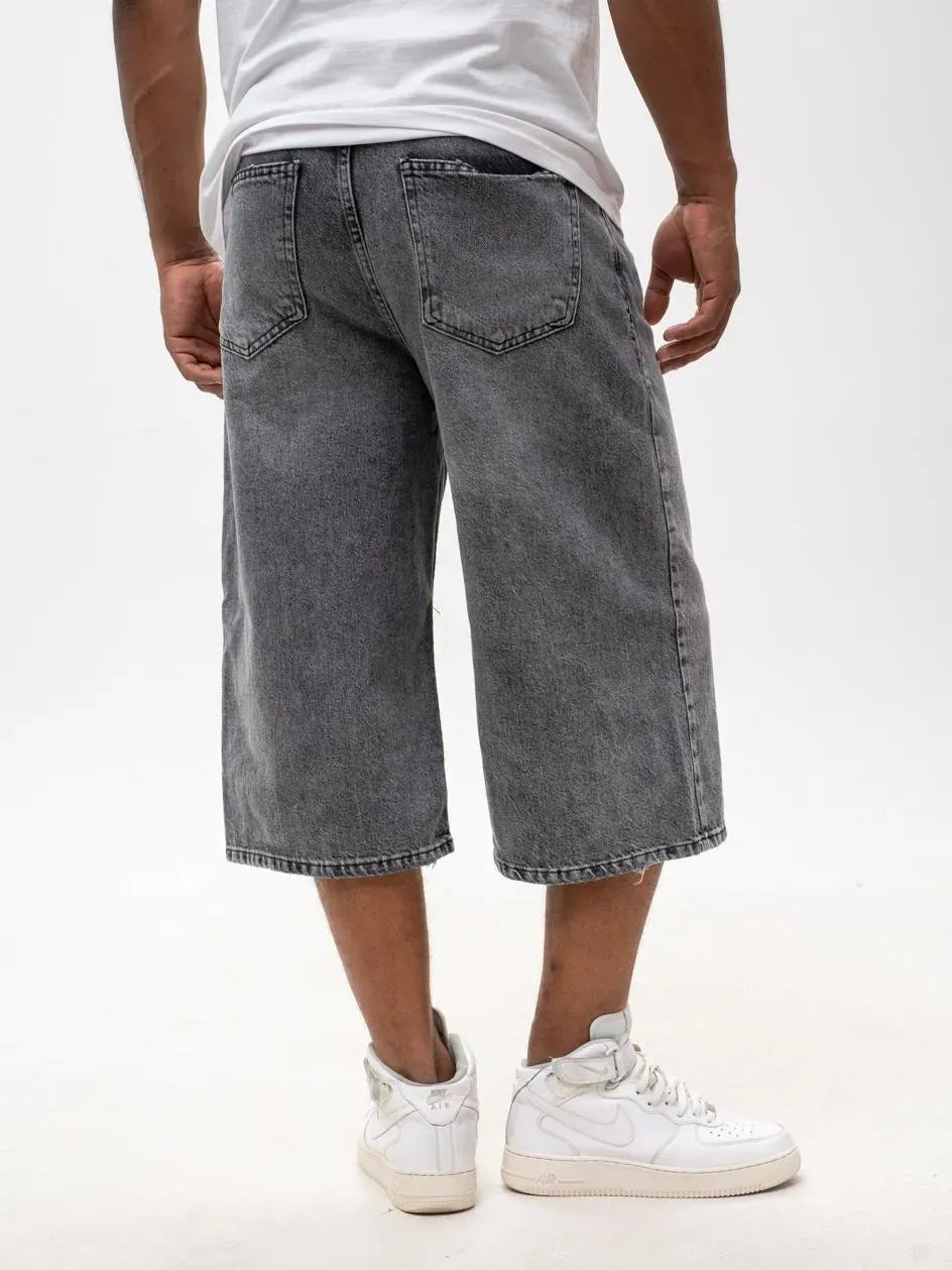 JORTS BAGGY - GRIS FONCÉ - Sakré Sun