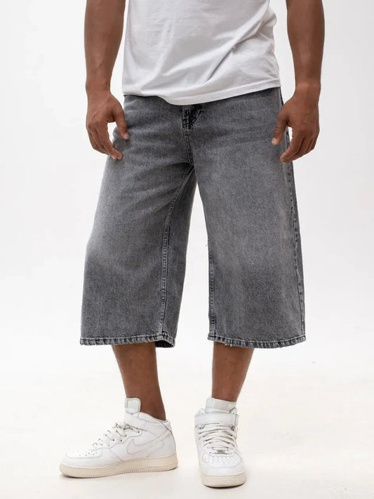 JORTS BAGGY - GRIS FONCÉ - Sakré Sun