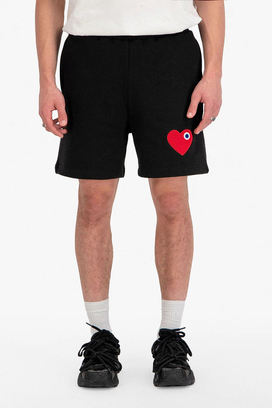SHORT ADJ - NOIR COEUR ROUGE - Sakré Sun
