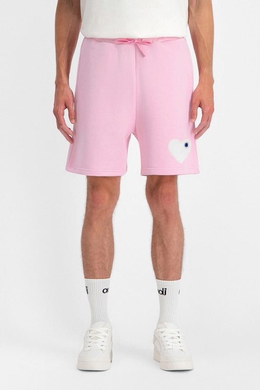 SHORT ADJ - ROSE COEUR BLANC - Sakré Sun