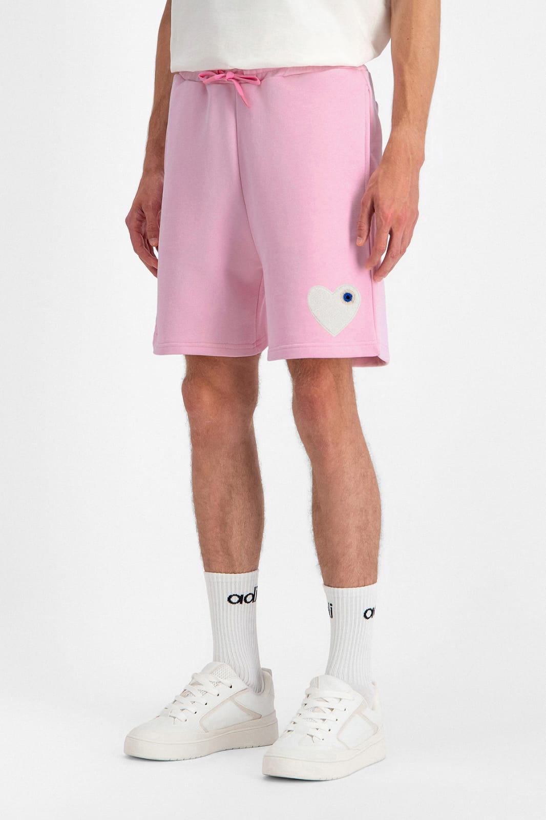 SHORT ADJ - ROSE COEUR BLANC - Sakré Sun