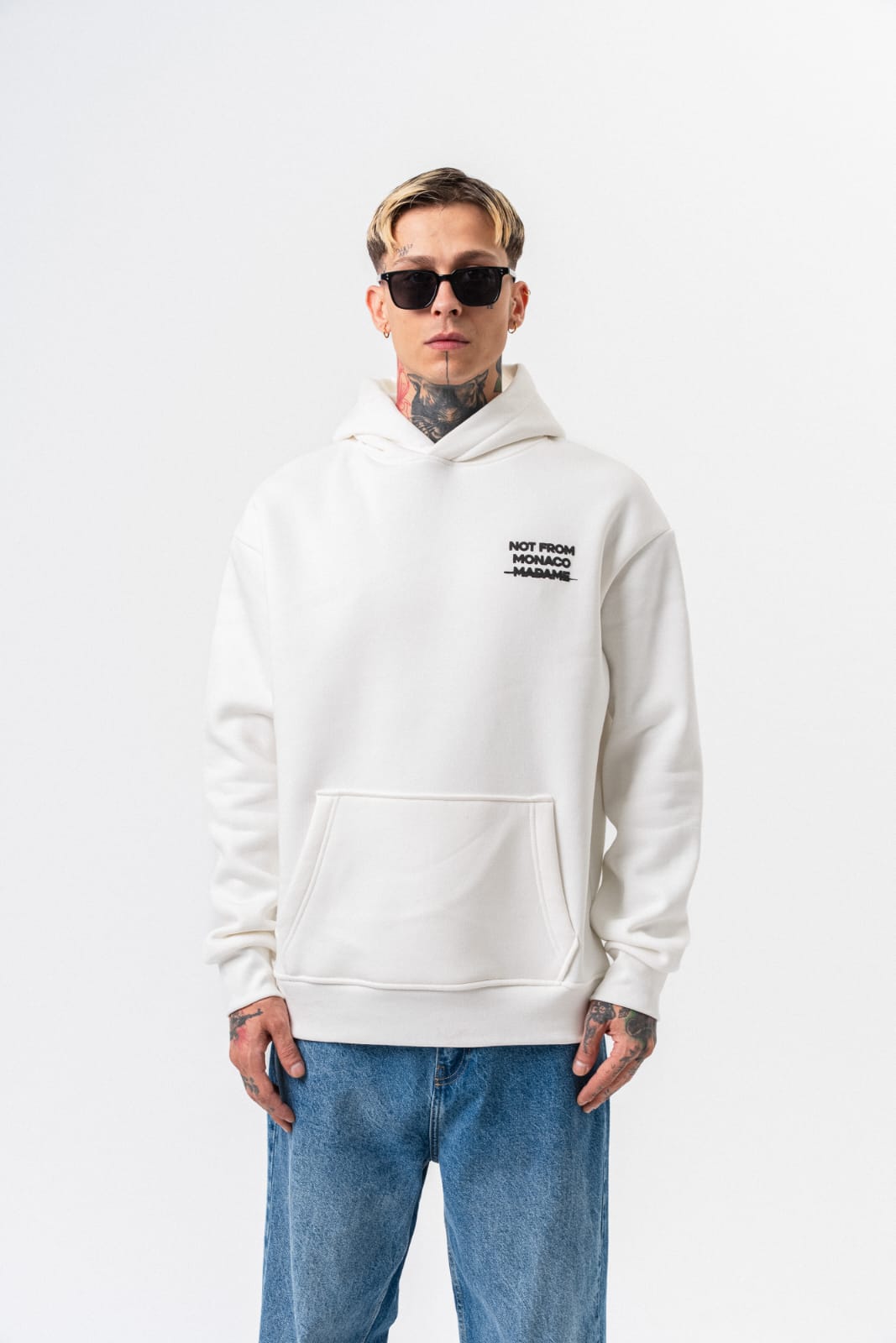 SWEAT HALLSTARZ - MONACO BLANC - Sakré Sun