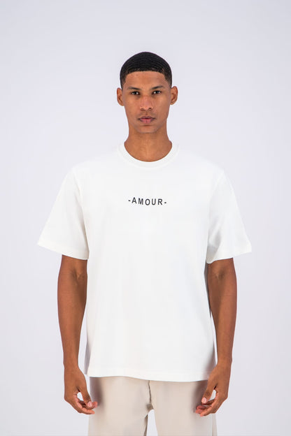 T - SHIRT ADJ - AMOUR BLANC - Sakré Sun