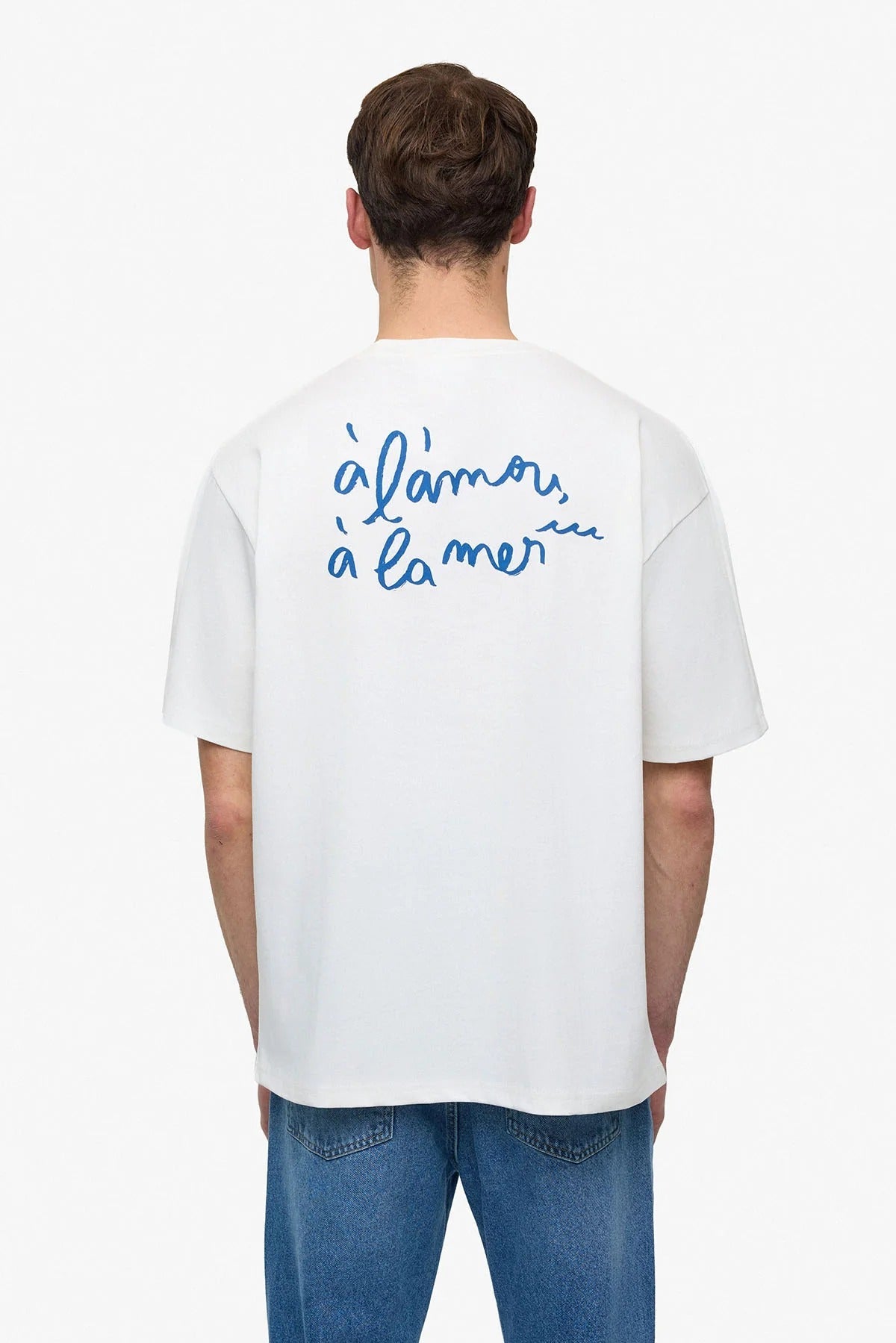T - SHIRT ADJ - AMOUR SALÉ BLANC - Sakré Sun