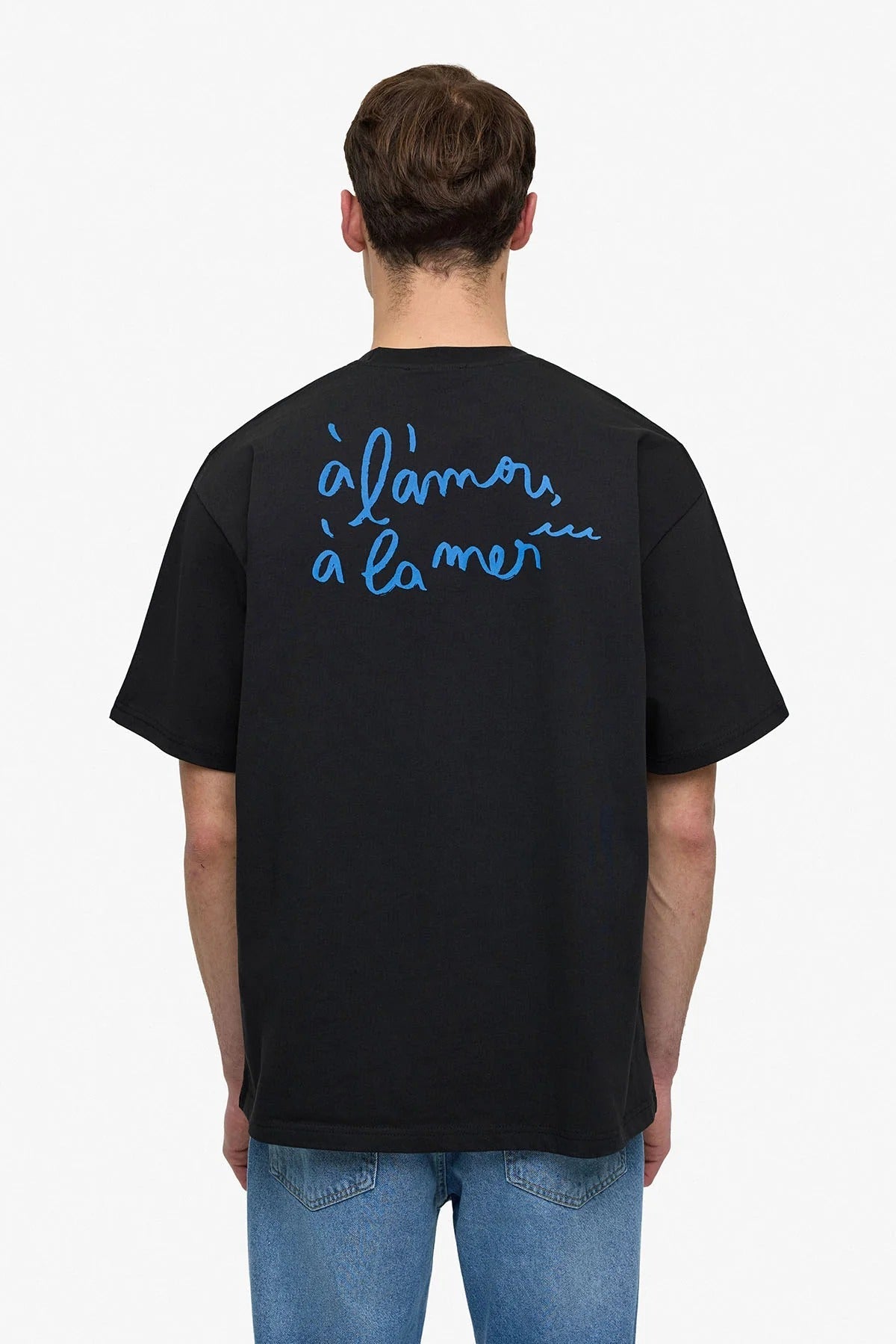T - SHIRT ADJ - AMOUR SALÉ NOIR - Sakré Sun