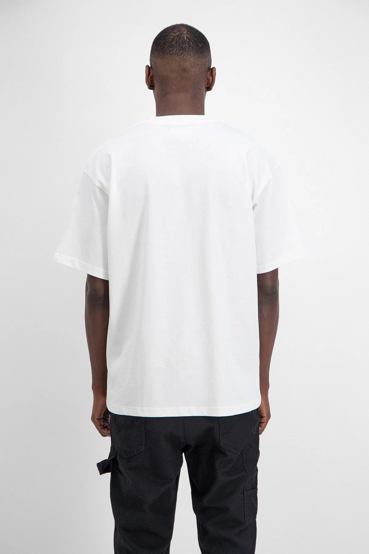 T - SHIRT ADJ - BLANC COEUR ROUGE - Ma boutique