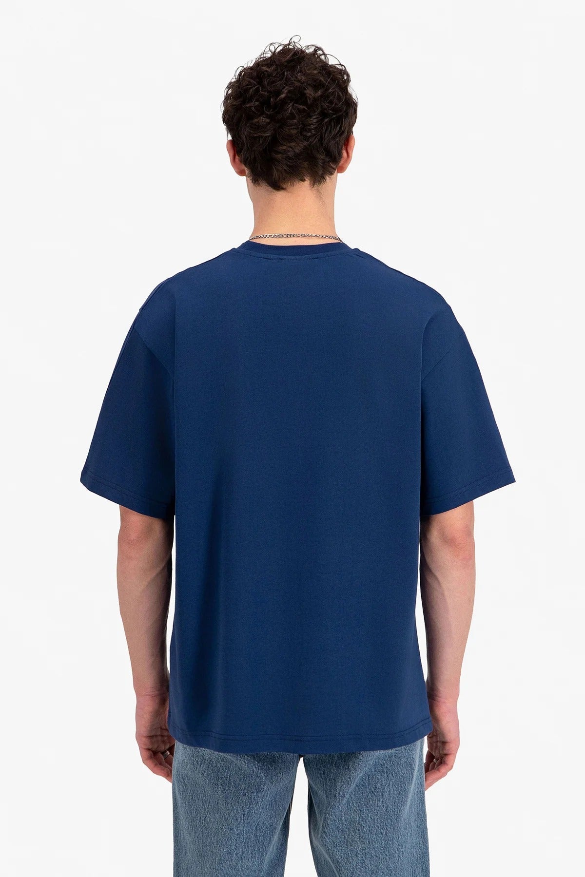 T - SHIRT ADJ - BLEU MARINE COEUR BLEU CIEL - Sakré Sun