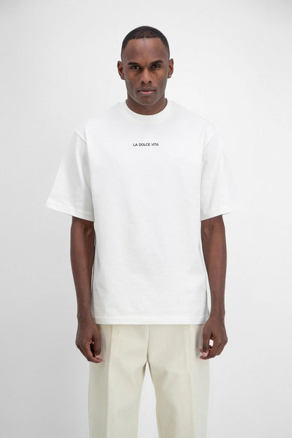 T - SHIRT ADJ - DOLCE VITA BLANC - Ma boutique