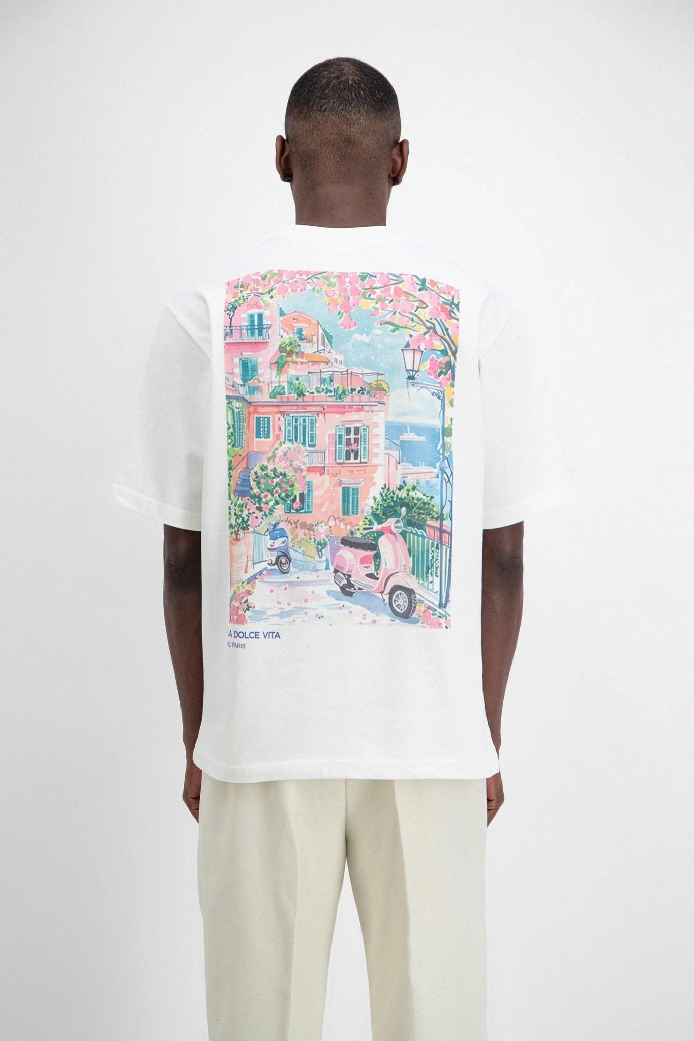 T - SHIRT ADJ - DOLCE VITA BLANC - Ma boutique