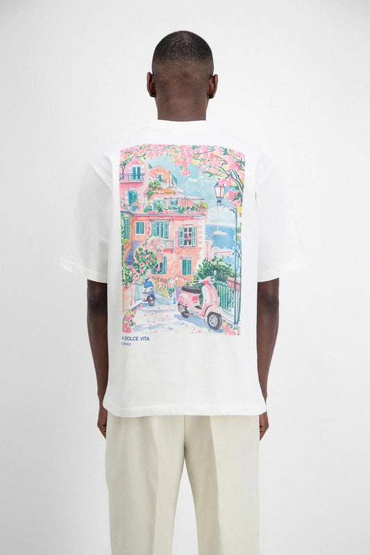 T - SHIRT ADJ - DOLCE VITA BLANC - Ma boutique
