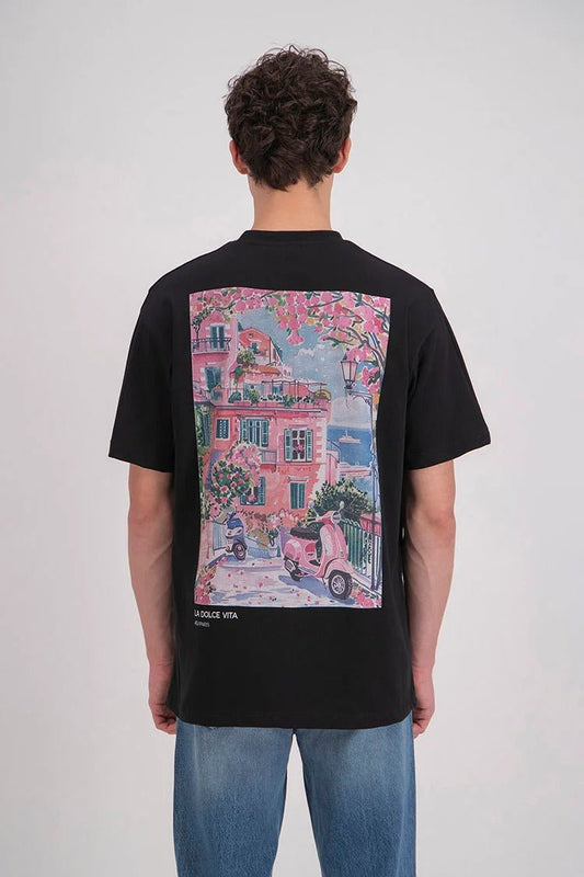 T - SHIRT ADJ - DOLCE VITA NOIR - Ma boutique