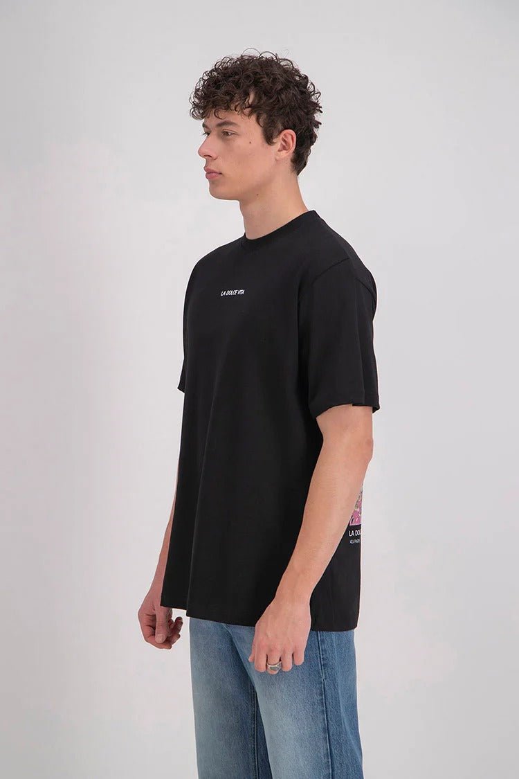 T - SHIRT ADJ - DOLCE VITA NOIR - Ma boutique