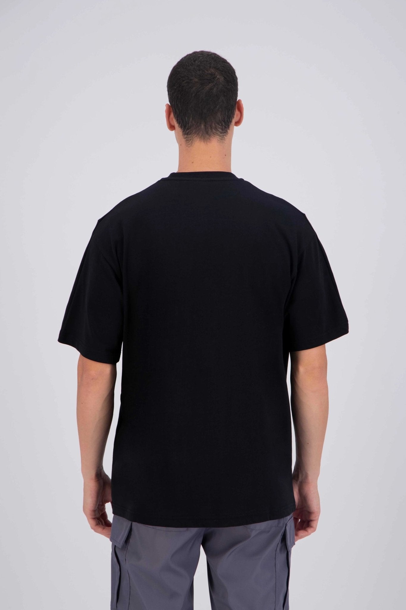 T - SHIRT ADJ - NOIR COEUR BLEU FONCÉ - Ma boutique