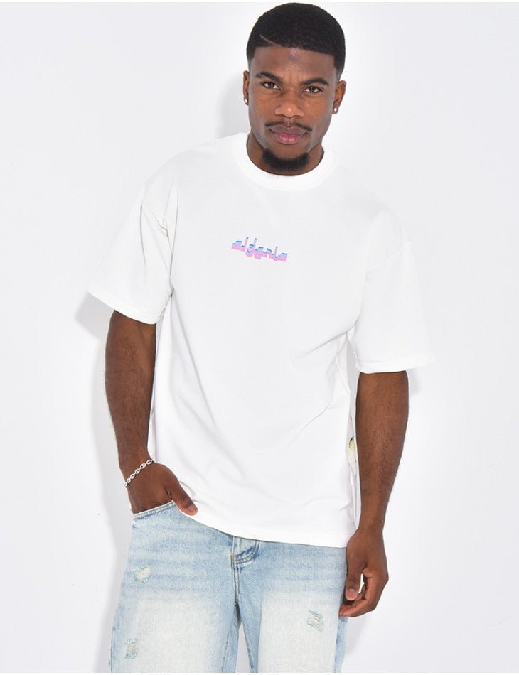 T - SHIRT BLANC PLUS EIGHTEEN - ALGÉRIA - Ma boutique