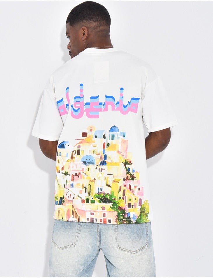 T - SHIRT BLANC PLUS EIGHTEEN - ALGÉRIA - Ma boutique