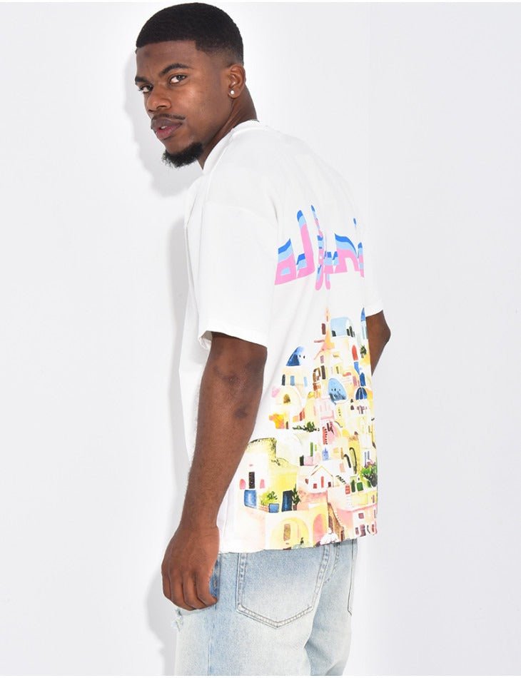 T - SHIRT BLANC PLUS EIGHTEEN - ALGÉRIA - Ma boutique