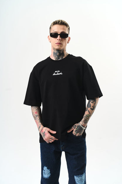 T - SHIRT HALLSTARZ - BYE DUBAÏ NOIR - Sakré Sun