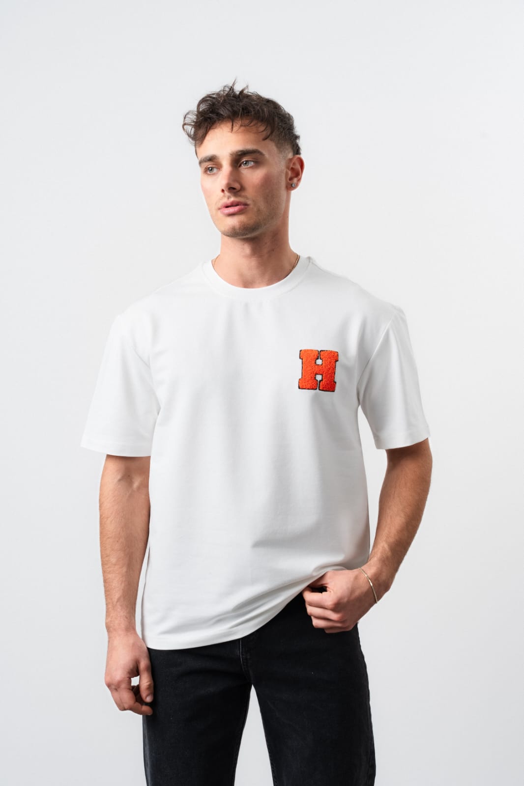 T - SHIRT HALLSTARZ - H BLANC - Sakré Sun