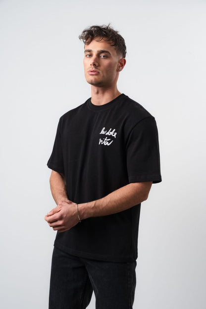 T - SHIRT HALLSTARZ - LA DOLCE VITA NOIR - Sakré Sun
