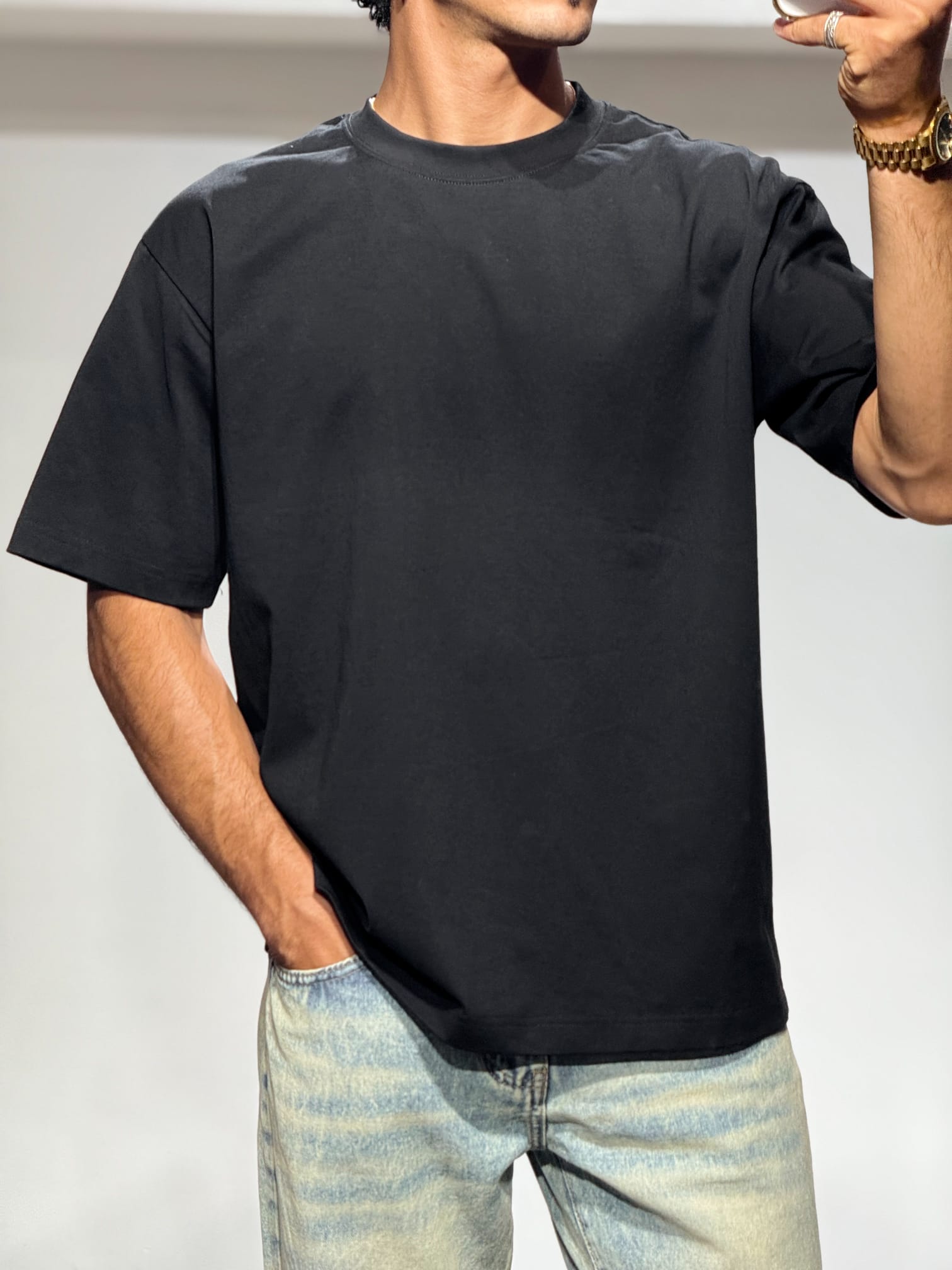 T - SHIRT OVERSIZE - NOIR - Sakré Sun